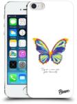 Picasee Husă transparentă din silicon pentru Apple iPhone 5/5S/SE - Diamanty White