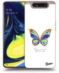 Picasee Husă transparentă din silicon pentru Samsung Galaxy A80 A805F - Diamanty White