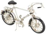 Clayre and Eef Macheta bicicleta retro din metal argintiu 16 cm x 5 cm x 9 h (6Y3385)