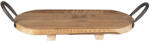 Clayre & Eef Set 2 tavi lemn metal maro 31x18x2 cm (6H2047) Tava