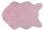 Mobikon Covor blana artificiala roz rabit 60x90 cm (0000209936) Covor