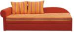 Mobikon Canapea extensibila cu tapiterie textil portocaliu stanga aga 197x78x75 cm (08020508) - storel Canapea