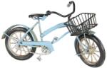 Clayre and Eef Macheta bicicleta retro din metal albastru antichizat 16 cm x 5 cm x 9 h (6Y3709)
