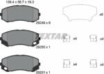 TEXTAR set placute frana, frana disc TEXTAR 2924901 (2924901)