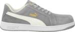 PUMA Iconic Suede Grey Low S1PL ESD FO HRO SR munkavédelmi cipő - Szürke - 46 (PUM-640030-46)