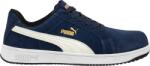 PUMA Iconic Suede Navy Low S1PL ESD FO HRO SR munkavédelmi cipő - Tengerészkék - 45 (PUM-640020-45)