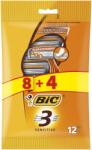 BIC 3 Sensitive 3 pengés ferfi eldobható borotva 8+4 db