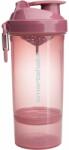 Smartshake Original2GO ONE shaker pentru sport + rezervor culoare Deep Rose Pink 800 ml