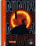 Brunnen Ninja Power A4 80 lapos vonalas spirálfüzet (1067927321) - bestbyte