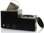 Pro Echipamente Decantor profesional negru pentru ceara traditionala cu termostat dublu 12 litri (DEC12TPN)