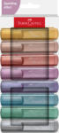 Faber-Castell Set 8 textmarkere metalizate 2024 Faber-Castell FC254678, cutie carton (FC254678)