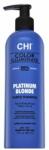 CHI Color Illuminate Platinum Blonde Purple Shampoo șampon pentru strălucire pentru păr blond platinat si grizonat 355 ml
