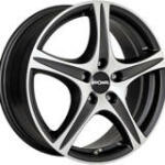 RONAL R56 Tompa fekete Polírozott 5/118 18x8 ET45 71, 1 - garazsmester - 113 460 Ft