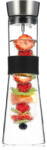 Klarstein Glaswerk Sile, carafă, 1 litru, sticlă borosilicată, țepușă pentru fructe (-)