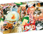 Enjoy 1000 db-os puzzle - Curious Cats (1898)
