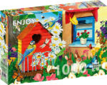 Enjoy 1000 db-os puzzle - Birdhouse Garden (1913)