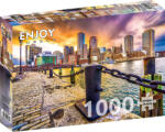 Enjoy 1000 db-os puzzle - Boston Harbor at Dusk, USA (2079) (2079)
