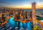 Enjoy 2072 - Dubai Marina at Night - 1000 db-os puzzle (2072)