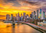Enjoy 2081 - New York City Skyline at Dusk - 1000 db-os puzzle (2081)