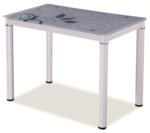 SIGNAL MEBLE Damar étkezőasztal 100 x 60 cm, fehér