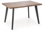 Halmar Dickson II étkezőasztal, natúr fa / fekete