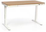 Rauman OfficeTech 3 állítható magasságú asztal, 120 x 60 cm, fehér / tölgy