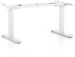 Rauman Állítható magasságú íróasztal OfficeTech 3, fehér
