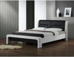 Halmar Cassandra ágy 120 x 200 cm, fehér / fekete