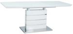 SIGNAL MEBLE Taylor étkezőasztal 140 x 80 cm, fehér
