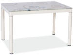 SIGNAL MEBLE Étkezőasztal Damar 80 x 60 cm, krém
