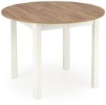 Halmar Russell étkezőasztal, kraft tölgy / fehér
