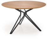 Halmar Pixel 2 étkezőasztal, aranytölgy / fekete