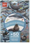 APLI Matrica, újra felhasználható, 50 db, APLI Kids Stickers , tengeri állatok (19428) - molnarpapir