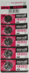 Maxell CR2032 Lítium Gombelem 5db/csomag (75495CM / 18742) - bolt