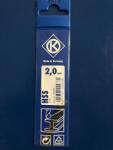 Bosch Burghiu metal HSS 2 mm set 3 buc (KB 2002031) Burghiu