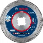 Bosch Disc de taiere diamantat EXPERT ceramica dura X-LOCK, 125 mm x 22, 23 mm x 1, 4 x 10 mm Disc de taiere