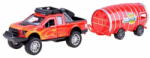  RAMIZ 1: 32 méretarányú pick-up tartályos utánfutóval hang- és fényeffektusokkal piros színben