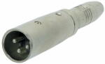 GEWA Adaptor - 6, 3 mm stereo jack plug socket - XLR(m) (191.612)