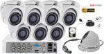  Hikvison komplett megfigyelő készlet 8 db Ultra Low-Light beltéri kamera 2 MP Full HD 1080P, IR 30m (KIT8CH2730C)