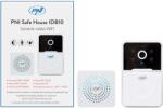 PNI Safe House IDB10 kamerás ajtócsengő, WiFi, Tuya vezérlés, éjjellátó, csengőhang kiválasztása, hangerőszabályozás (PNI-IDB10)
