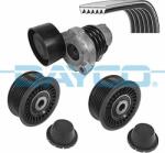 DAYCO Set curea transmisie cu caneluri DAYCO KPV393 (KPV393)