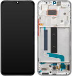 Xiaomi Piese si componente Display - Touchscreen Xiaomi Mi 10 Lite 5G, Cu Rama, Alb, Service Pack 56000500J900 (56000500J900)