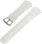 Casio Curea pentru Casio G-Shock, din rășină, transparentă, cu cataramă argintie (pentru modelele DW-5600SKE)