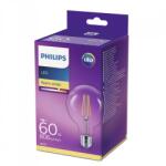 Philips Bec LED Philips Classic G93, EyeComfort, E27, 7W (60W), 806 lm, lumina calda (2700K), cu filament, 14x9.5cm (000008718696742457) - shoppix