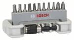 Bosch Set capete de şurubelniţă, 11 buc. , inclusiv suport capete de şurubelniţă PH2, PZ2, T10, T15, T20, T25, S0.6x4.5, S0.8x5.5, HEX3, HEX4, HEX5 (2608522131) Set capete bit, chei tubulare