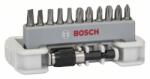 Bosch Set capete de şurubelniţă, 11 buc. , inclusiv suport capete de şurubelniţă PH1, PH2, PH3, PZ1, PZ2, PZ3, T15, T20, T25, S0.6x4.5, S0.8x5.5 (2608522130) Set capete bit, chei tubulare