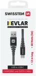 SWISSTEN kevlár adat- és töltőkábel, USB/USB-C, 1, 5m, 60W, 3A, an (71541010)