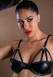 Daring Sutien Wetlook Daring, Negru, S
