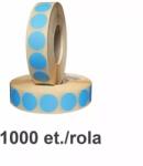 ZINTA Rola etichete termice ZINTA rotunde albastre 40mm, 1000 et. /rola (40X40X1000-TH-ALBASTRU)