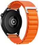  Okosóra szilikon szíj - Huawei Watch GT 4 (46 mm) szíj - F- Design FS05 - narancssárga szilikon szíj (szíj szélesség: 22 mm) - tokgalaxis